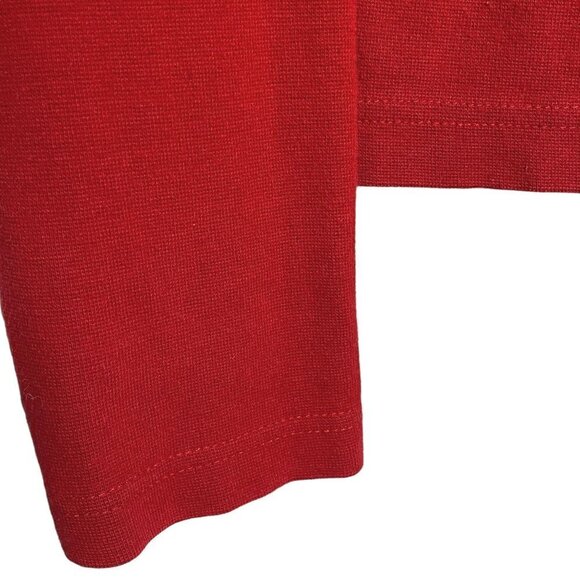 POLO JEANS RALPH LAUREN Boys Large Red Mock New Long Sleeve Turtleneck - Picture 8 of 10